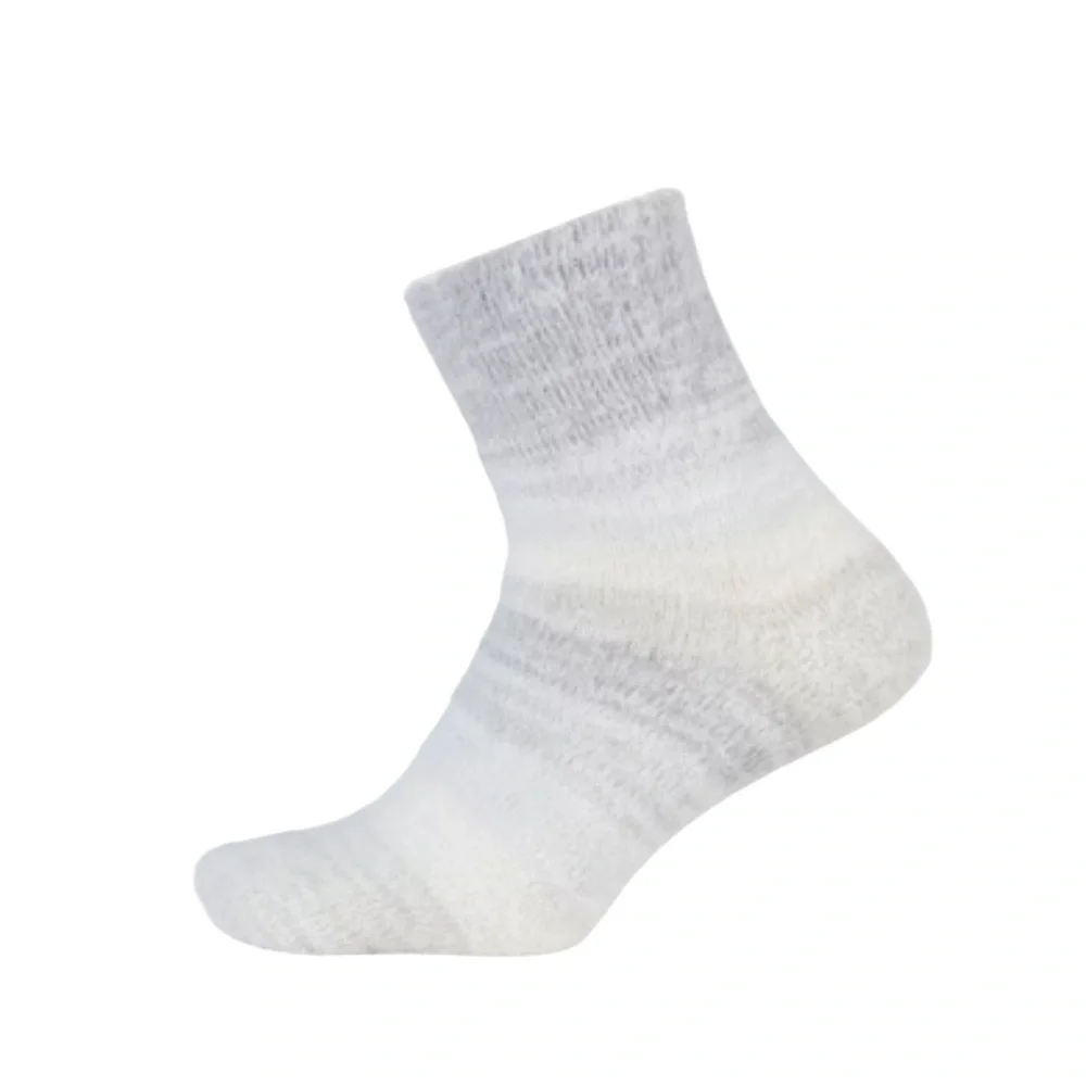 Northeast Outfitters Women’s Aloe Infused Cozy Cabin Socks - Mink Marl Crew
